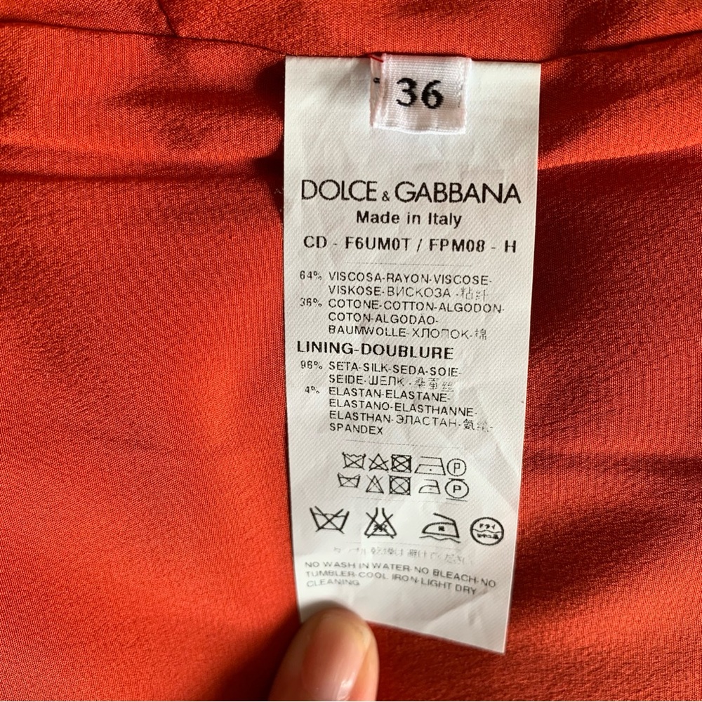 Dolce & Gabbana Majolica Print Mini Dress Size 36 XS Multicolor Sicily Italy - Picture 10 of 11